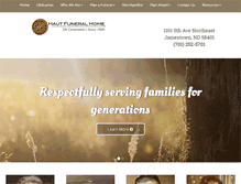 Tablet Screenshot of hautfuneralhome.com